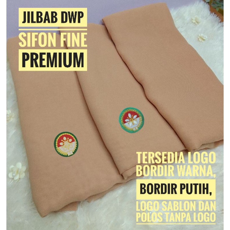 Jilbab dwp sifon fine premium kerudung dwp premium terlaris