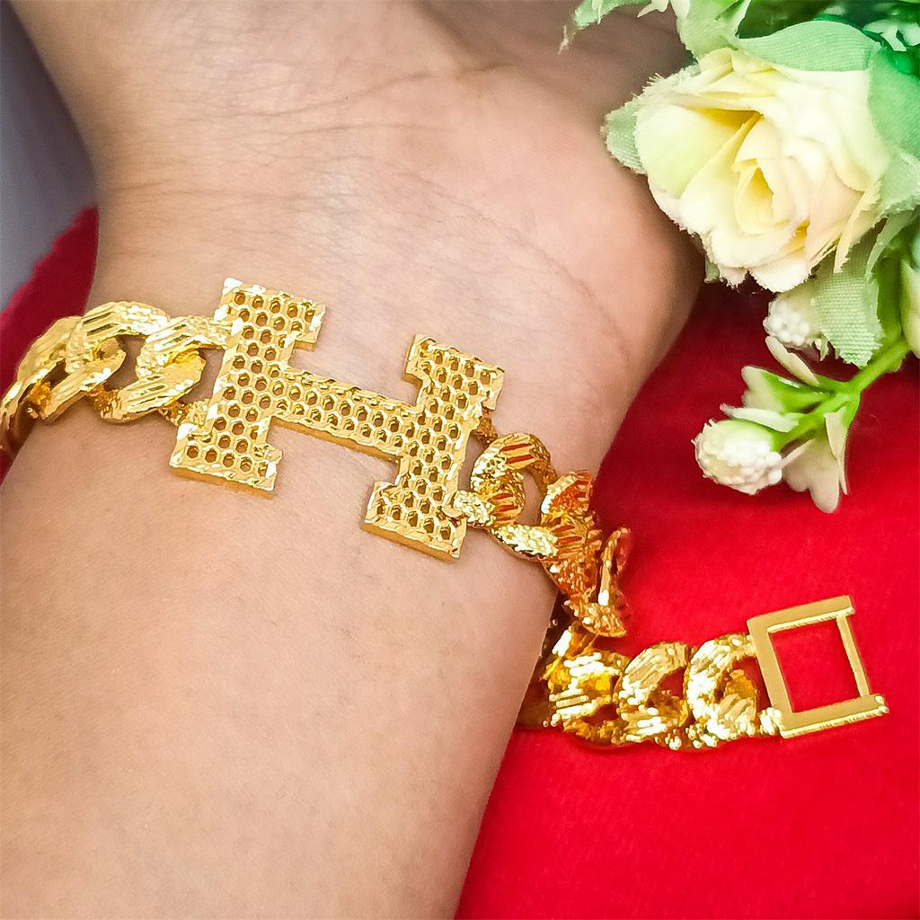 Gelang Kendari Perhiasan Dubai Xuping Lapis Emas 24K gold Gelang Tangan Bracelet Fashion bangle