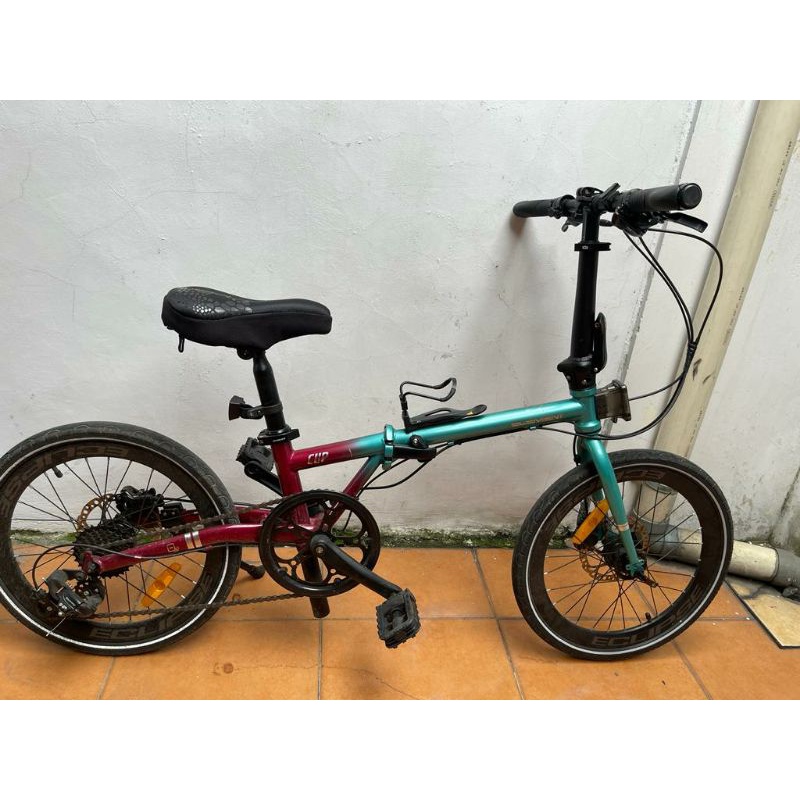 Sepeda lipat element clip preloved 20