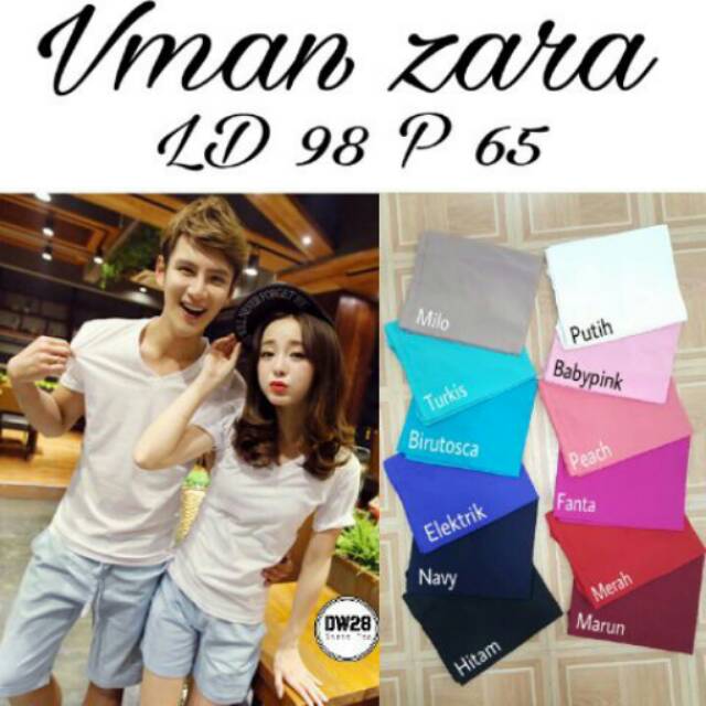 Kaos pria basic zara
