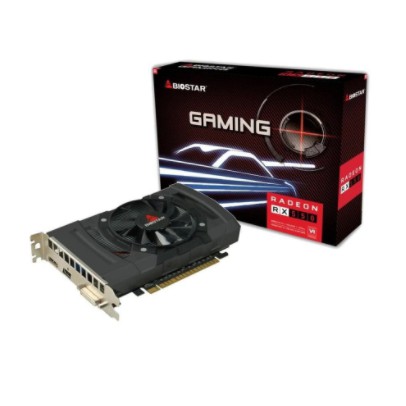 Vga card gaming biostar amd radeon 4gb ddr5 128bit 2160p hdmi-dvi-dp rx550 rx-550 - Vga Pci-e x16