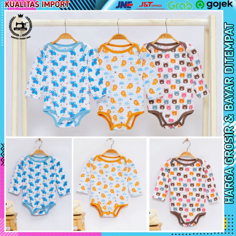 JUMPER SLEEPSUIT BODYSUIT JUMSUIT BAYI BABY SETELAN JAMPER PIYAMA NEWBORN BAJU TIDUR ANAK LAKI LAKI 