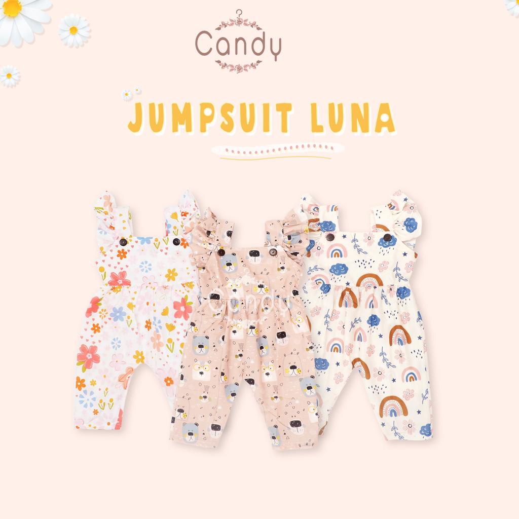 JUMPSUIT ANAK PEREMPUAN CANDY LUNA MOTIF LUCU USIA 1-4 TAHUN