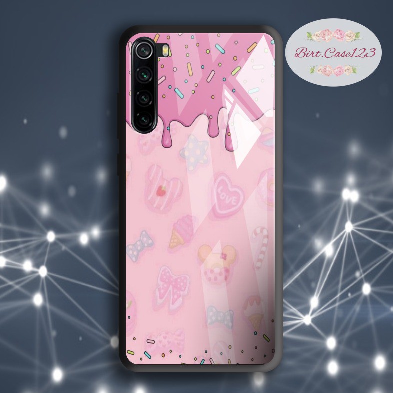 casing softcase silikon Gambar ice cream back case glass iphone 5g 6g 6g+7g 7g+ 8g 8g+ x xr xs etc