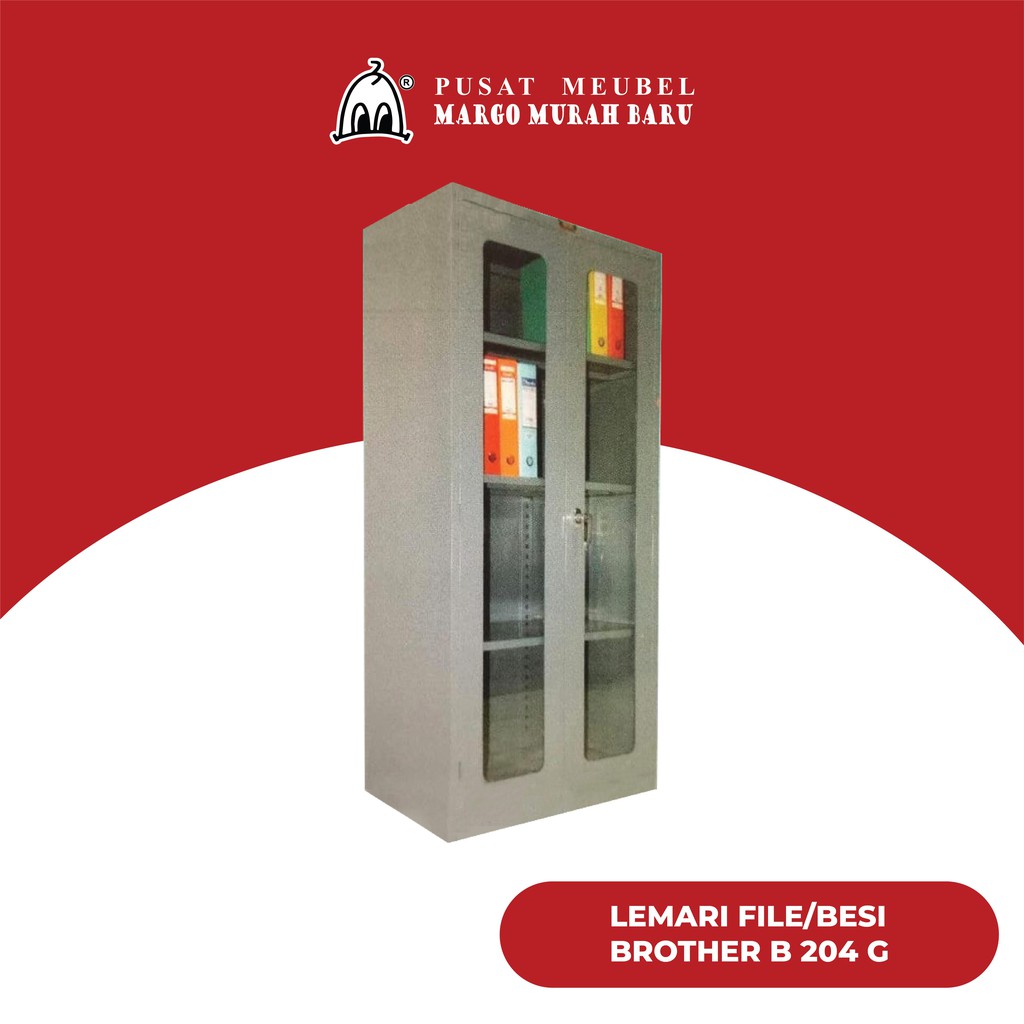 Lemari Arsip Brother Kaca B 204 G