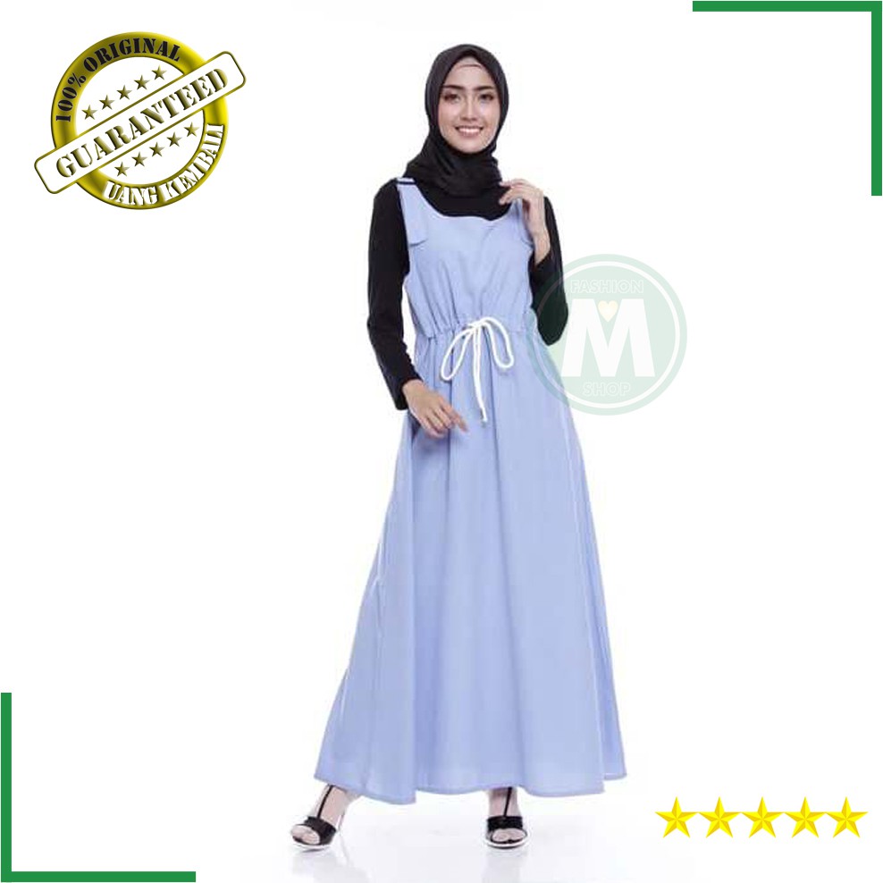  Model Baju Overall Rok  Panjang Muslim Terbaru Hijab 
