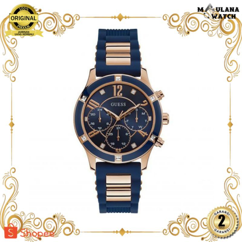 JAM TANGAN PRIA WANITA | RANTAI | KULIT | KARET | MURAH | PRIA | GUESS BREEZE MULTIFUNCTION ORIGINAL