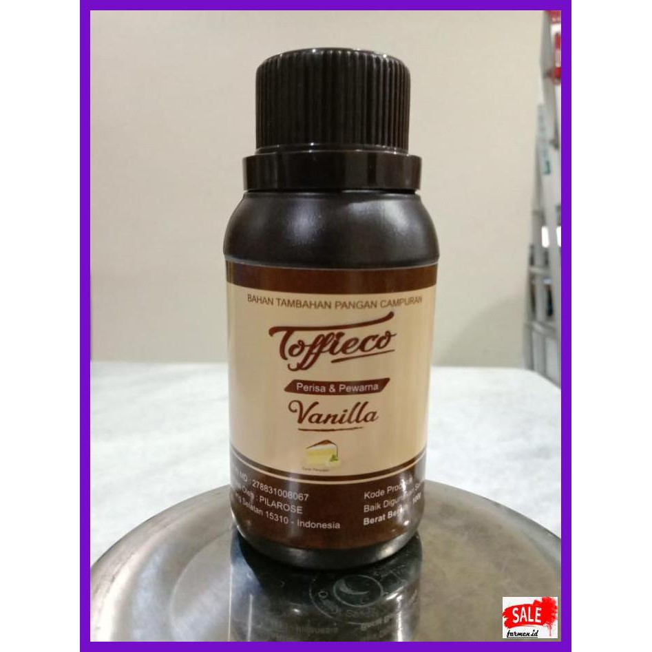

RISAPE- TOFFIECO VANILLA PERISA DAN PEWARNA 100 GR -ASLIII.