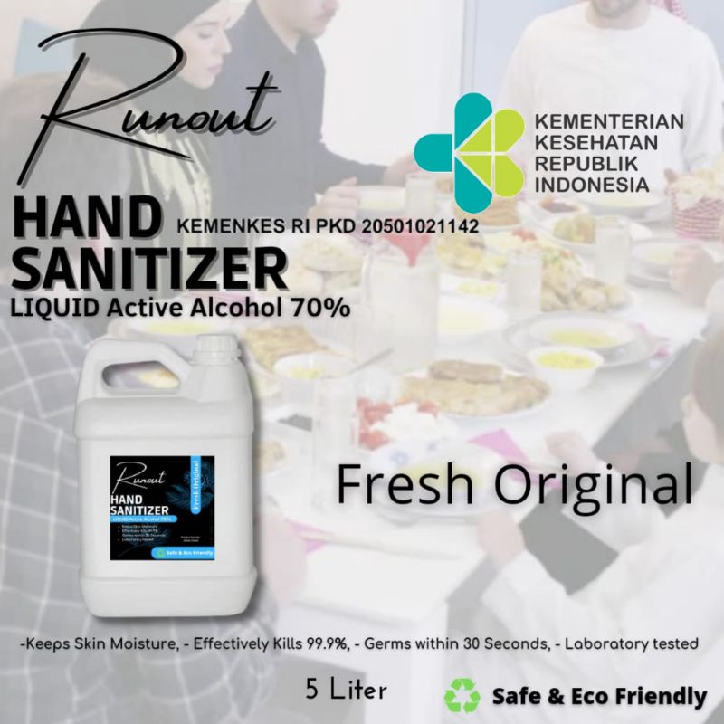 Hand Sanitizer 5 Liter / Refill / Liquid / Cair / 5 Liter / Refil