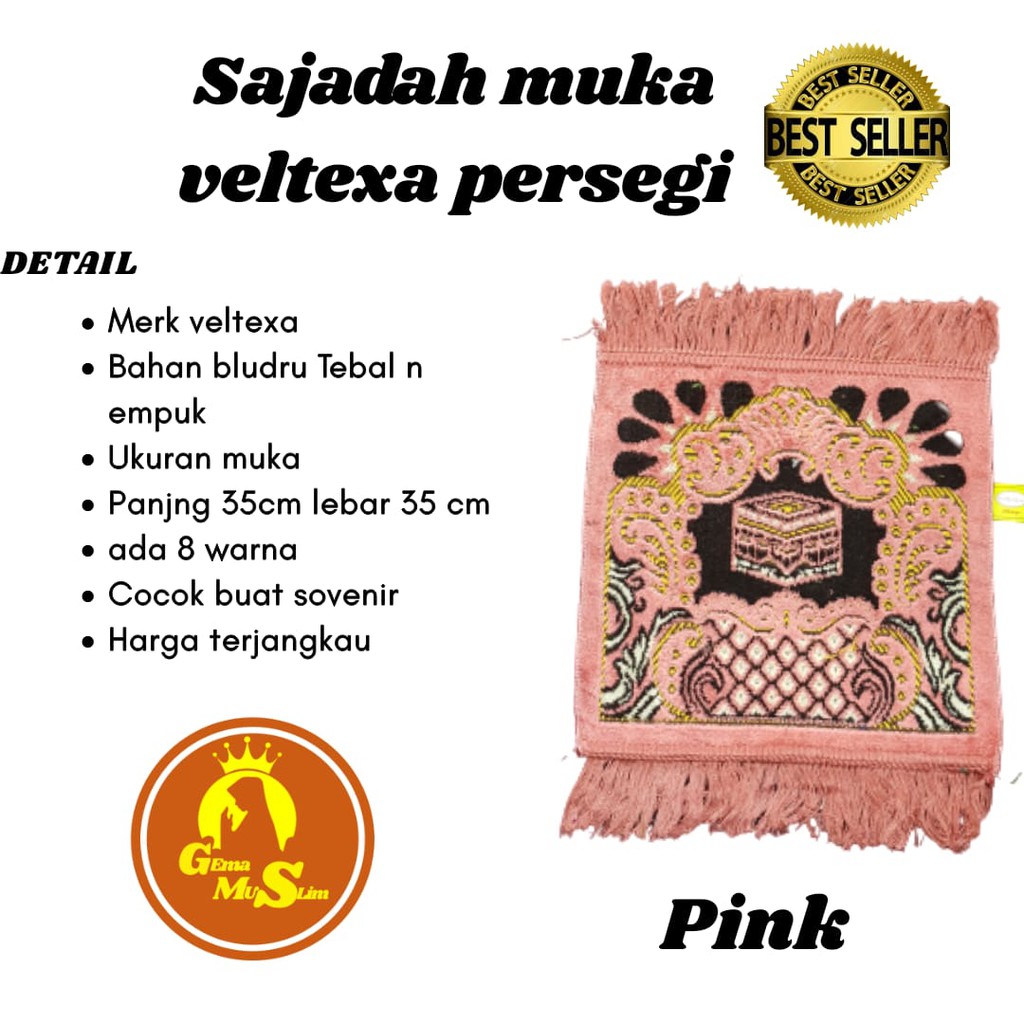 Sajadah kecil veltexa segi empat