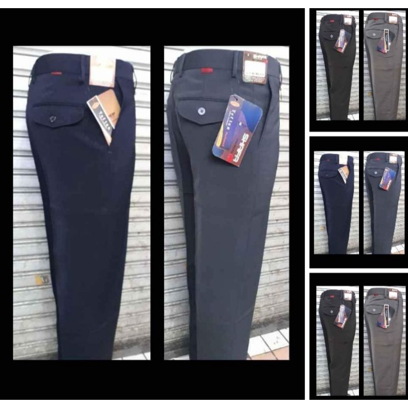 celana bahan formal pria standard