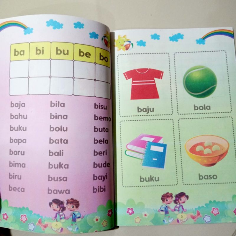 buku belajar membaca chyntia monica 32 halaman (16×24cm)