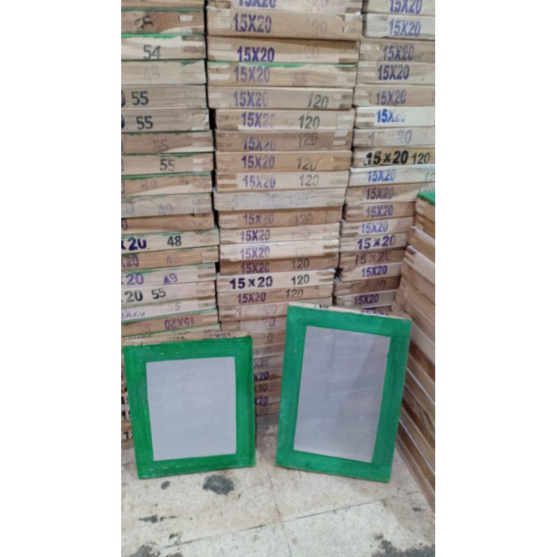 

SCREEN SABLON 15x20 T.48,T.54/55, T. 61, T.77, T90 PUTIH