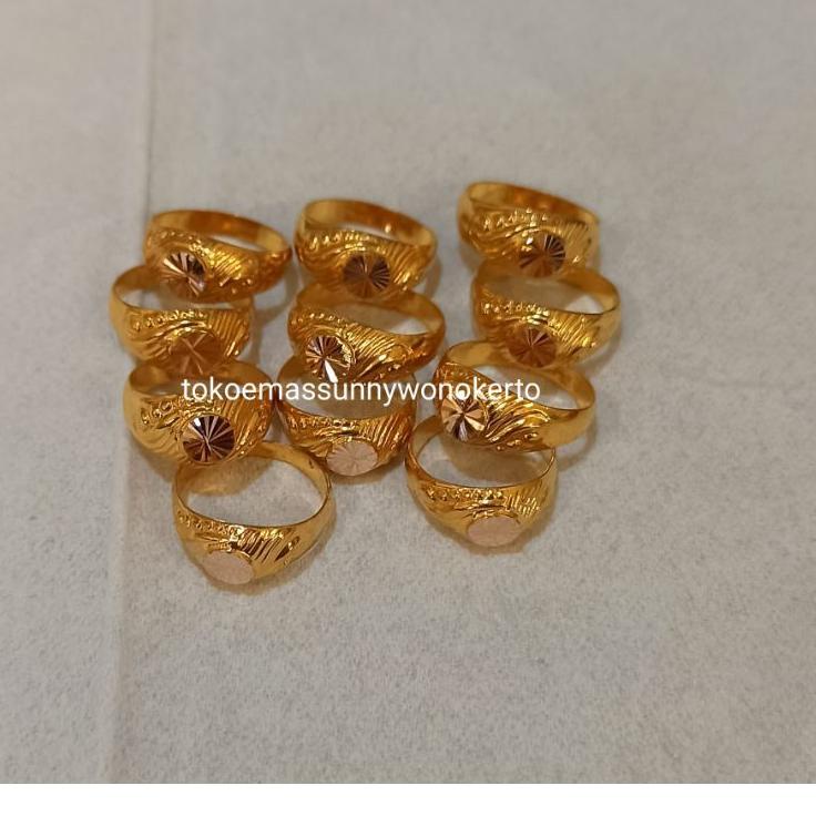 Tren Kekinian.. Cincin bayi baru lahir newborn baby emas asli 300%