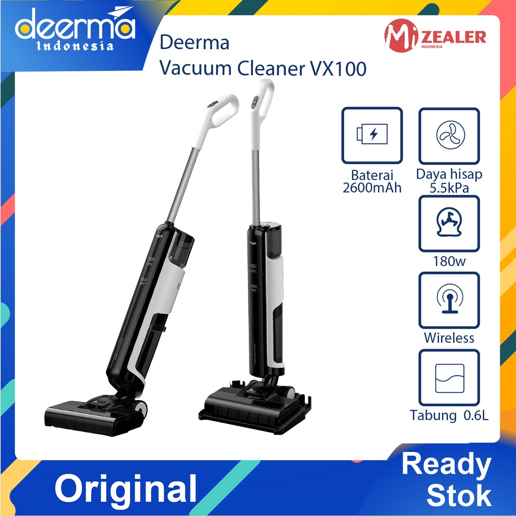 【NEW】Deerma VX100 Smart Vacuum Cleaner Wet Dry Household Multi-Surface Cleaning Sweeping Machine