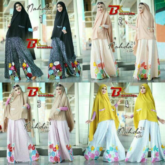 Setelan kulot cantik Nahda by Baenetta