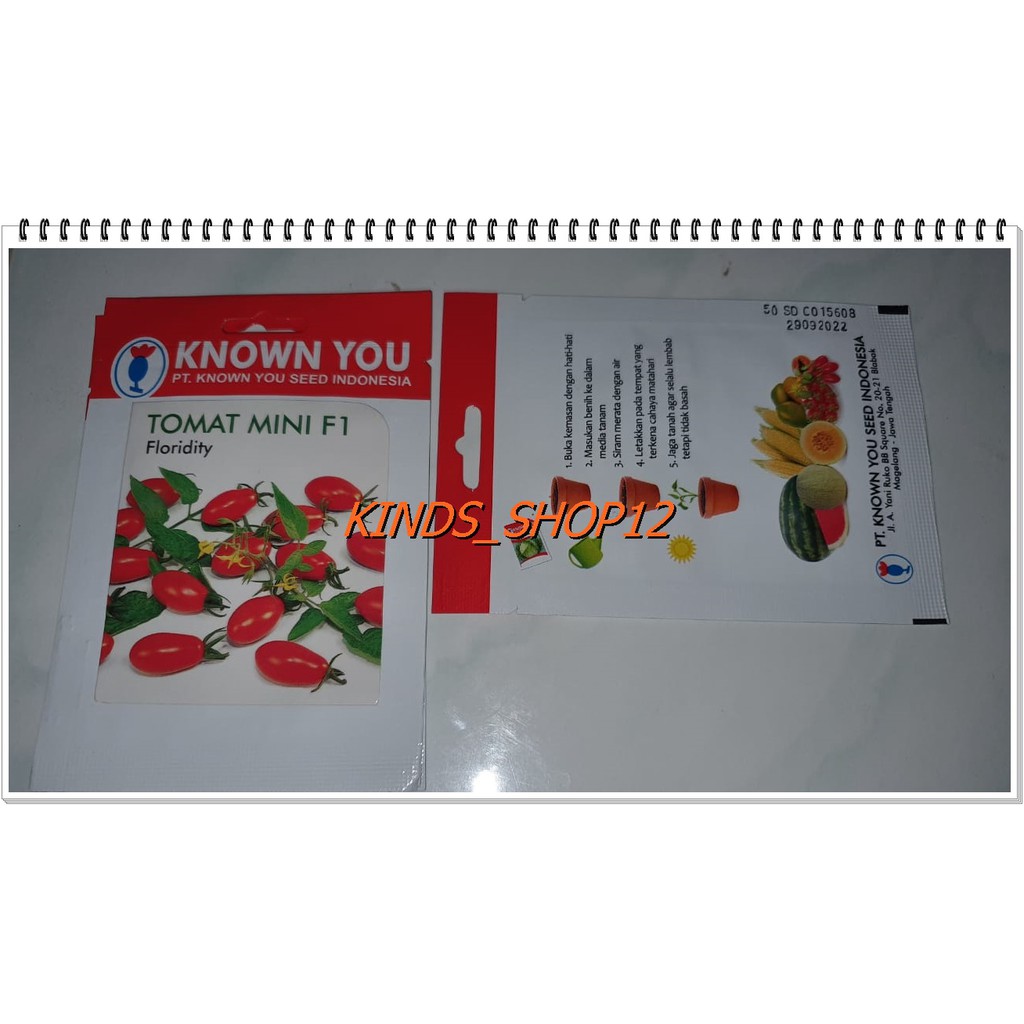 Benih TOMAT Cherry Mini F1 FLORIDITY - Known You Seed