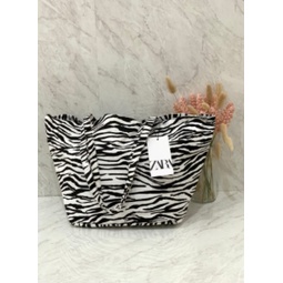 TAS WANITA  TOTE BAG MULTI ZEBRA PREMIUM IMPORT
