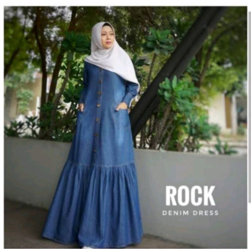 GAMIS JEANS FULL KANCING TERBARU 2022 // DRESS DENIM WANITA // BAJU LEVIS IMPORT // IMPORT