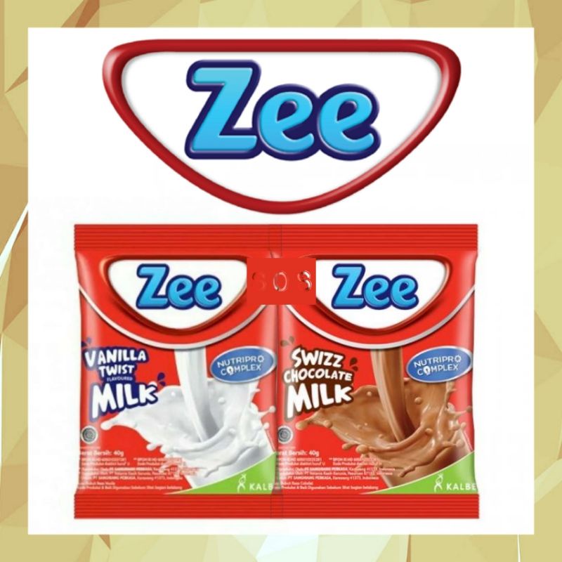 

《OS3》 Susu Zee sachet 40 gram Swiss Chocolate | Twisted Vanila