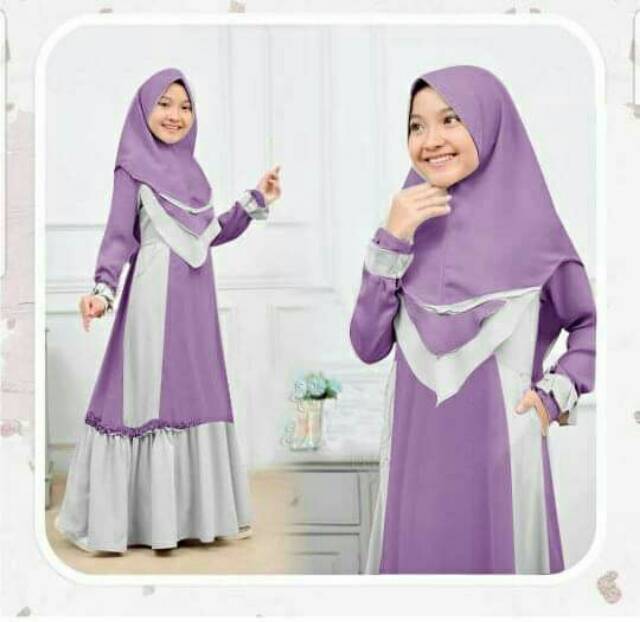 baju muslim anak dress muslim anak perempuan gamis anak perempuan  baju gamis anak tanggung  1 tahun