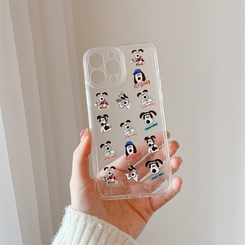 Soft case Transparan Motif Anjing Luar Angkasa Untuk Iphone 11 12 13PROMAX X XS XR XSMAX 6 7 8 plus