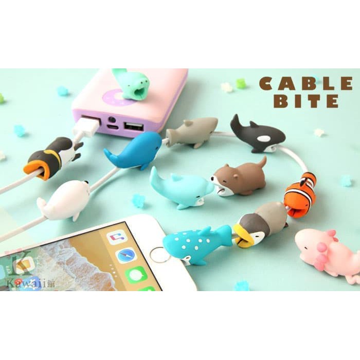 PENGIGIT KABEL CABLE BITE / PELINDUNG KABEL BITE ANIMAL CUTE KARAKTER -