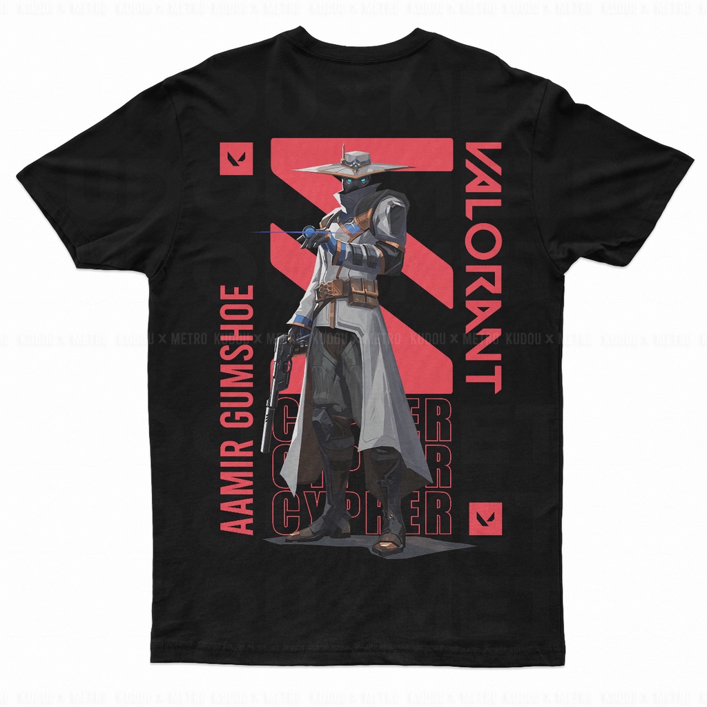 Tshirt Valorant Aamir Gumshoe Premium Unisex