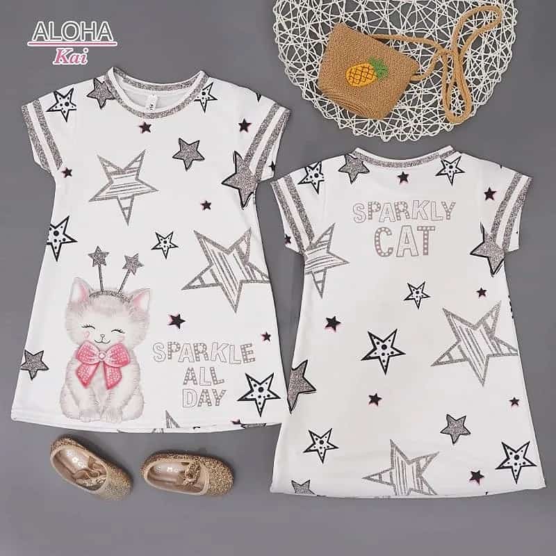 MILLI Dress Anak Bahan Scuba Daster Makassar