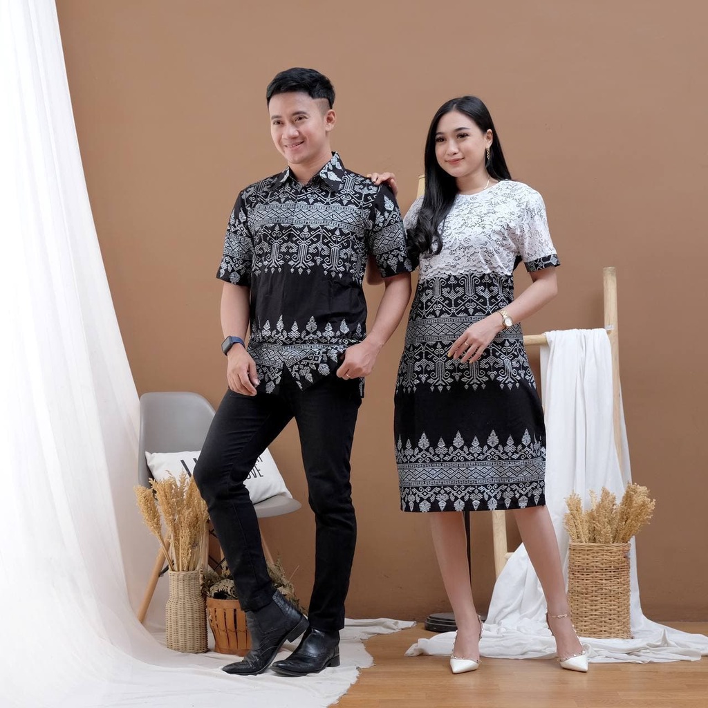 DRESS BRUKAT KONDANGAN | BATIK COUPLE TERHITS