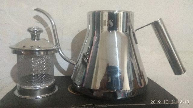 Pour Over Coffee/teko Leher Angsa/teko Kopi & Teh 1,2liter Murah