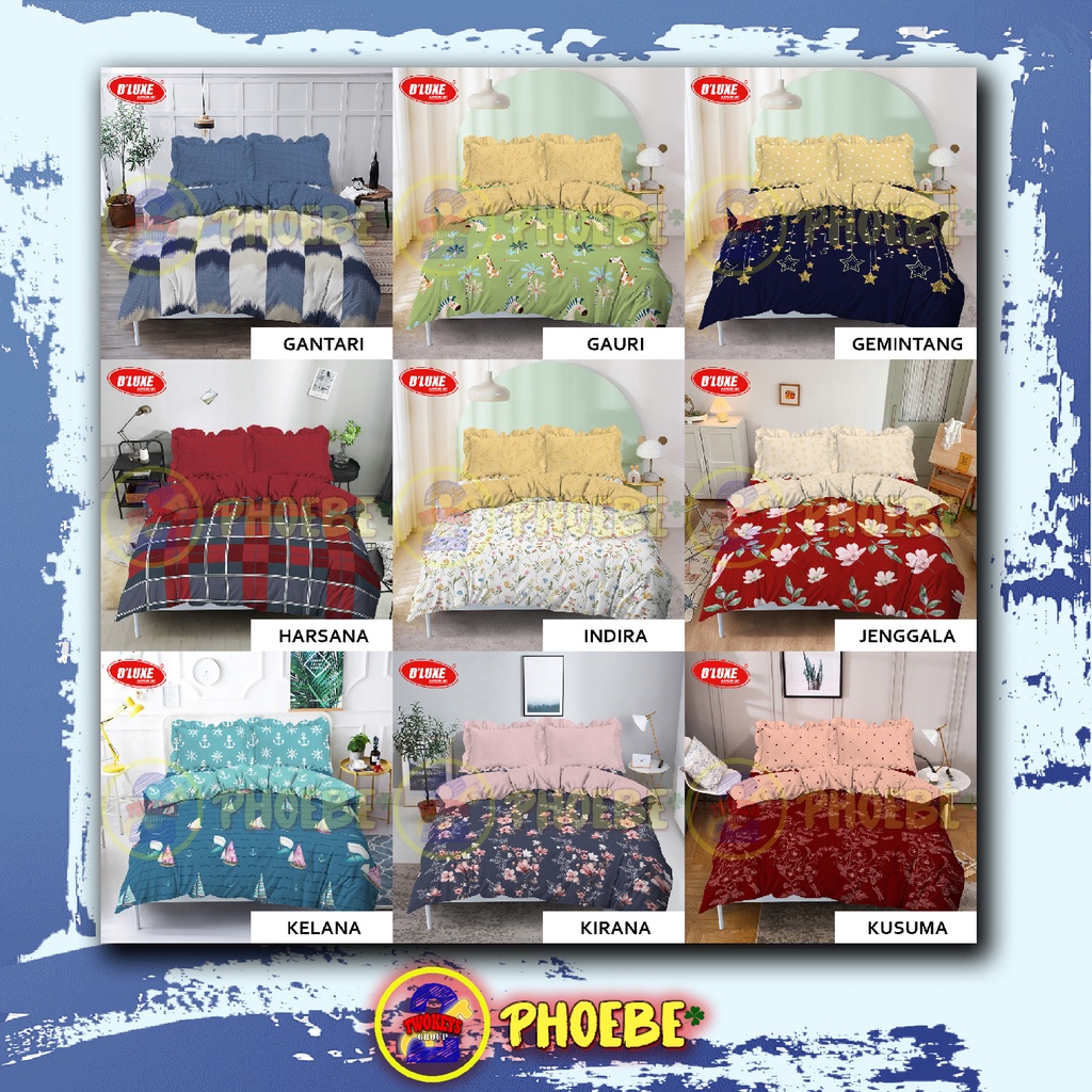 KINTAKUN D'LUXE Set Bedcover + Sprei ukuran 160x200 / 180x200 Tinggi 30 cm - Adisti Amerta Andari Ca