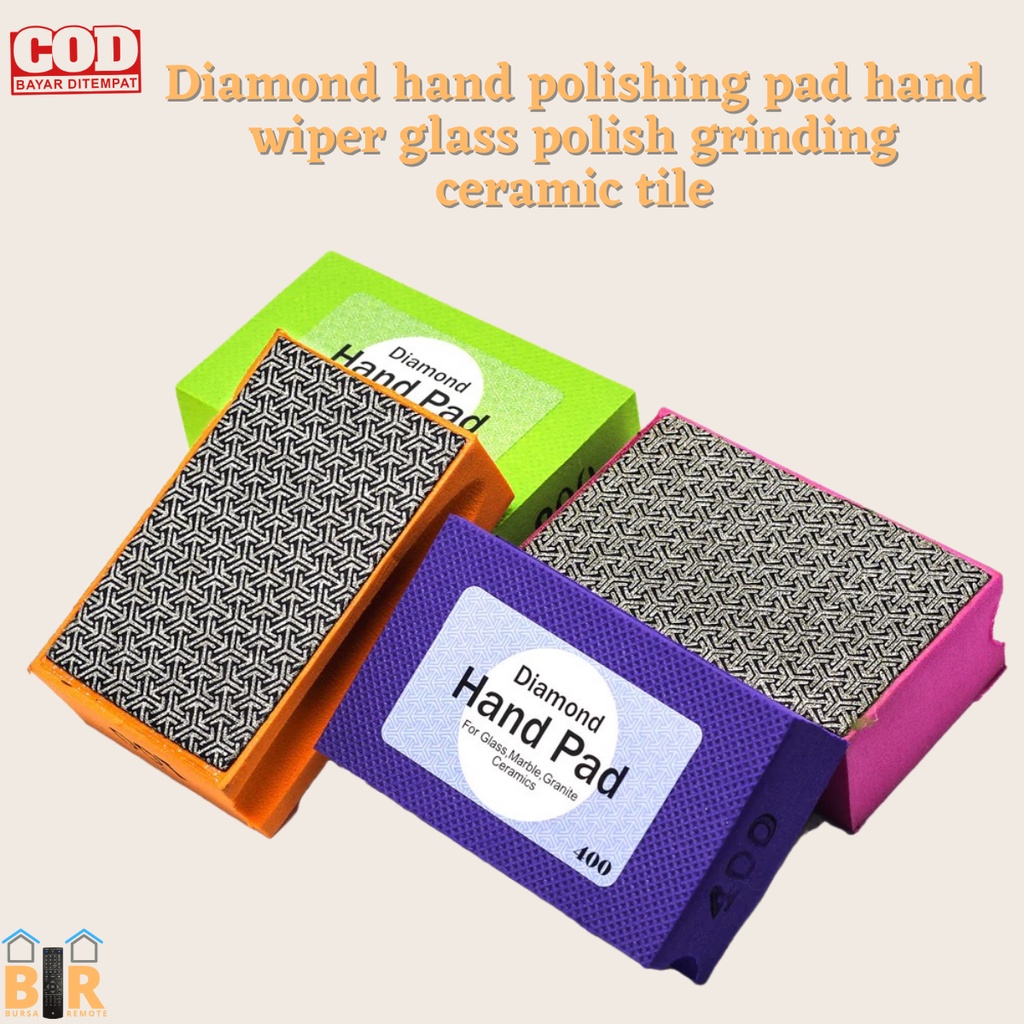 Diamond hand polishing pad polishing hand wiper glass polish grinding ceramic tile 120# 200# 800# 1500# 3000#