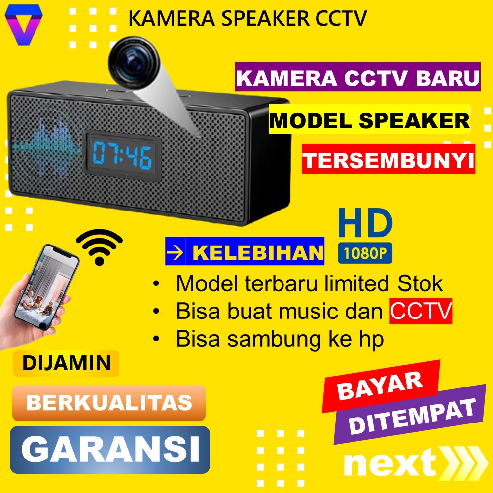 KAMERA PENGINTAI MINI TERSEMBUNYI WIFI TANPA KABEL CAMERA CCTV KECIL WIRELESS PORTABLE SPYCAM SPY HIDDEN CAMERA TERHUBUNG HP BLUETOOTH PENGINTIP MATA2 FULL HD JS161