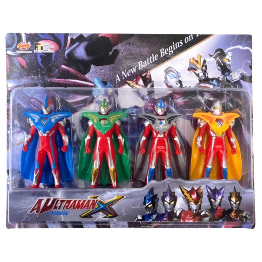 mainan anak laki laki robot robotan ultraman X mainan figure 4