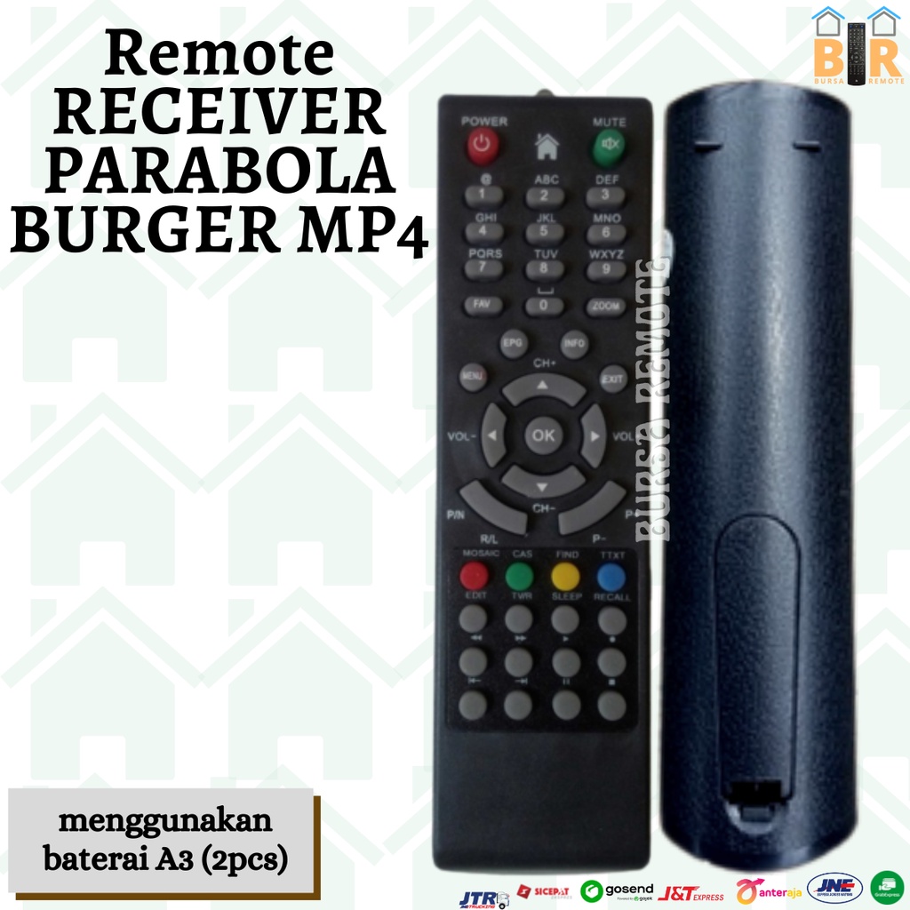 Remot / REMOTE RECEIVER Matrix Tanaka PARABOLA BURGER MP4 - ECERAN Dan GROSIR