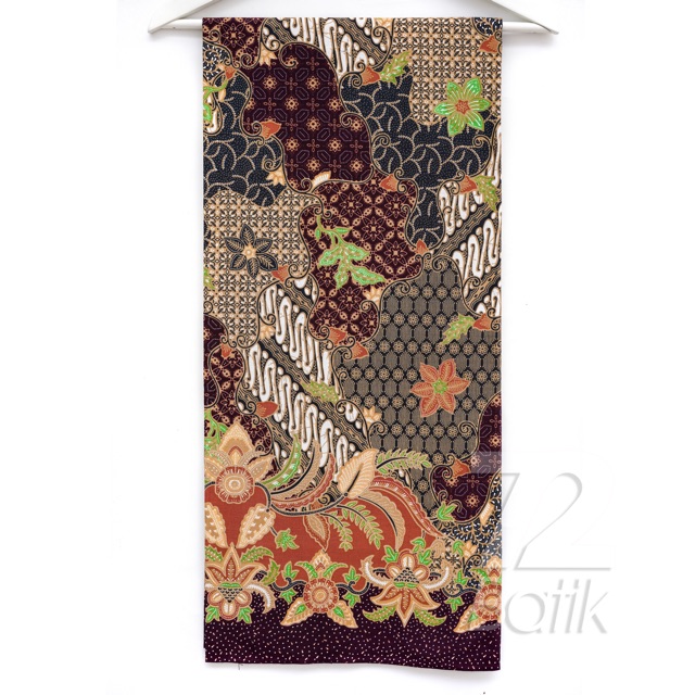 BAHAN BATIK PREMIUM Katun Motif Sekar Jagad Warna Ungu Violet 725285 Cap 72 Jarik Jarit Samping Kebat Panjang Batik Katun Modern Premium Bahan Seragam Batik Pernikahan Kantor Keluarga Murah Kamen Jadi Batik Bali Lembaran