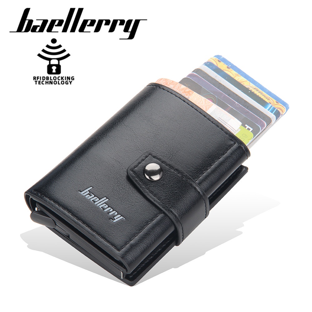 ORIGINAL BAELLERRY K9146 DOMPET KARTU LONTAR FITUR RFID