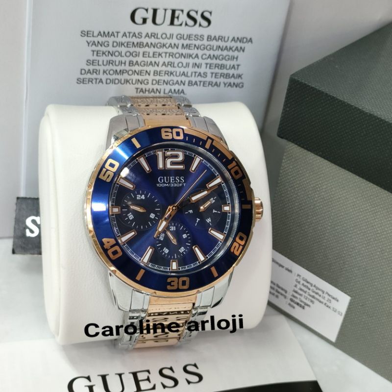 JAM TANGAN PRIA GUESS TREK W1249G3 GARANSI RESMI GAP