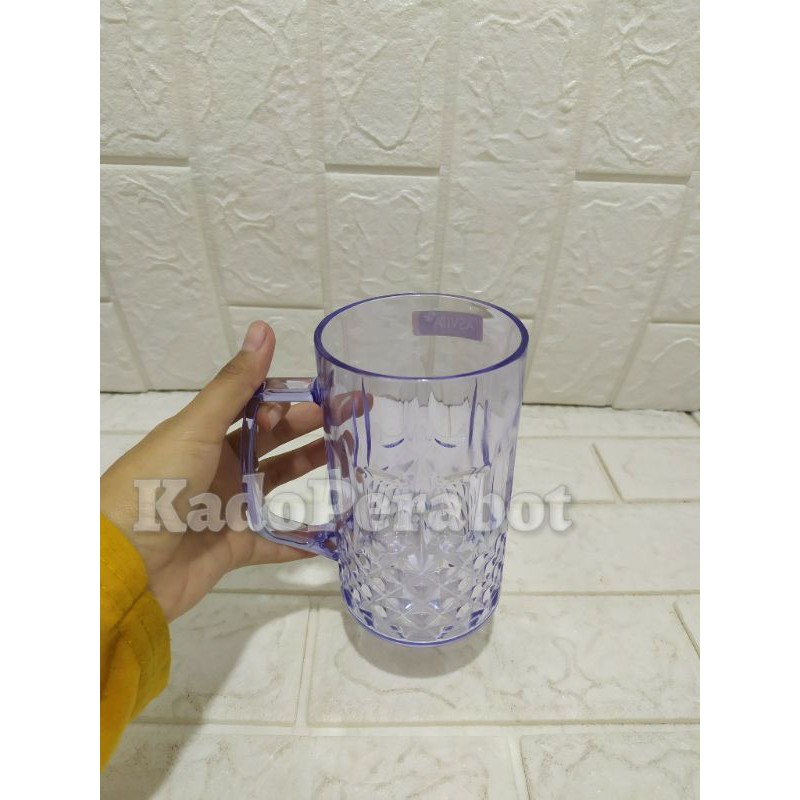 gelas bir crystaline 550ml GB 113 - gelas mika motif kristal cantik