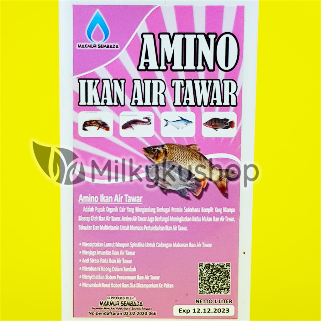 AMINO IKAN AIR TAWAR 1 LITER MAKMUR SEMBADA PUPUK IKAN CAIR