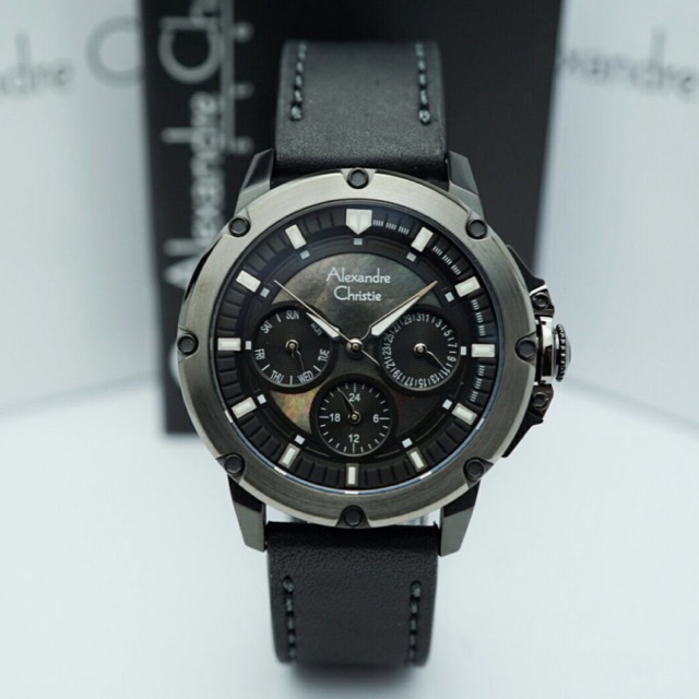 Jam Tangan Wanita/Cewek Alexandre Christie AC 6416 Full Black.Original Garansi Resmi 1 Tahun