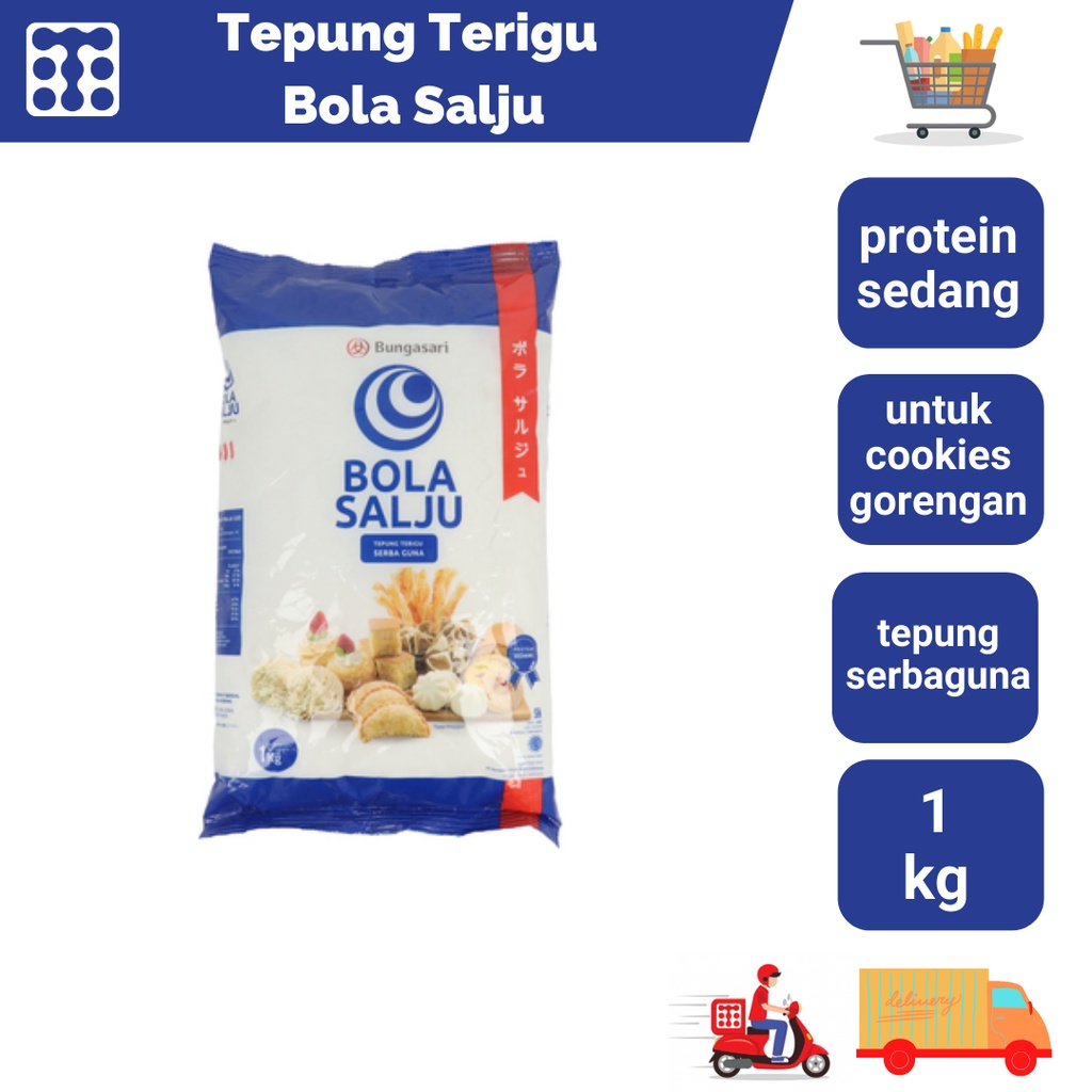 

Tepung Terigu Bola Salju 1 Kilogram
