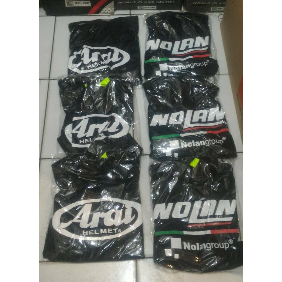 tas helm agv- nolan- arai- kbc- shoei berkualitas