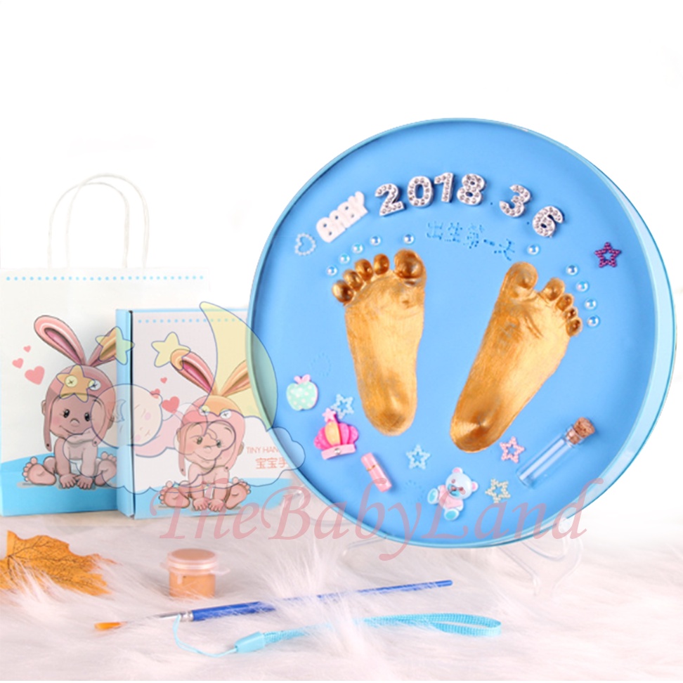 [1KG 2PCS] Babyland Baby Foot Print Hadiah Ulang Tahun Kenangan Bayi