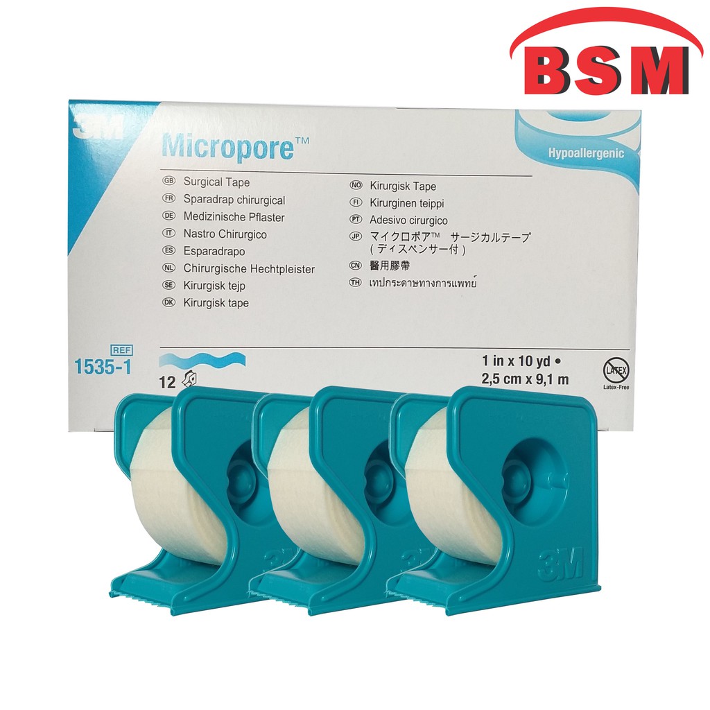 PLASTER Plester Kertas MICROPORE 1535-1 Tape