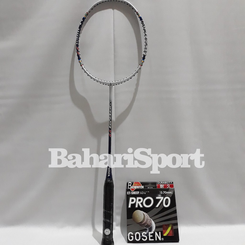 Raket Badminton Gosen Powerlite 77 Original Bonus Senar