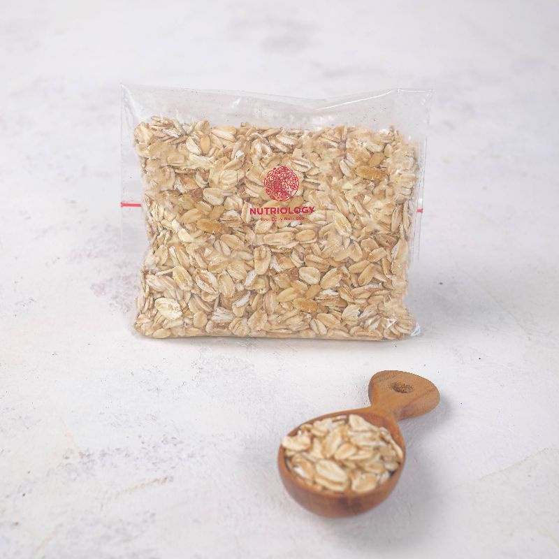 Rolled Oat Wholegrain Gandum Utuh Kasar 100 Gr Natural Premium Alami