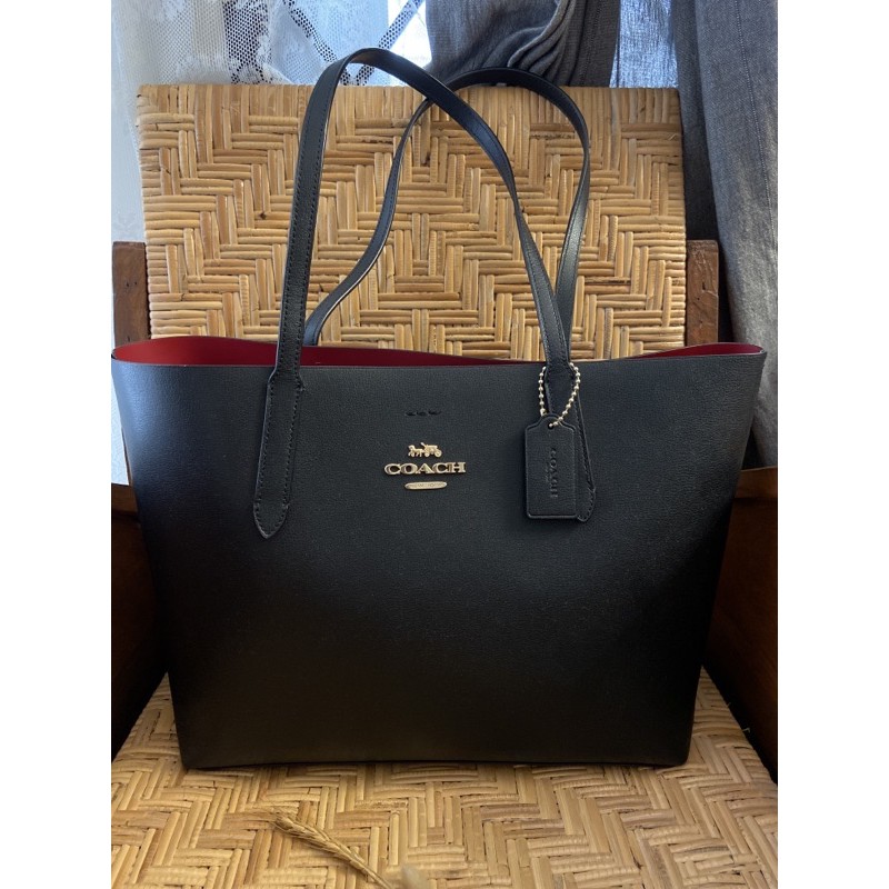 Tas Coach Hitam Tote Bag