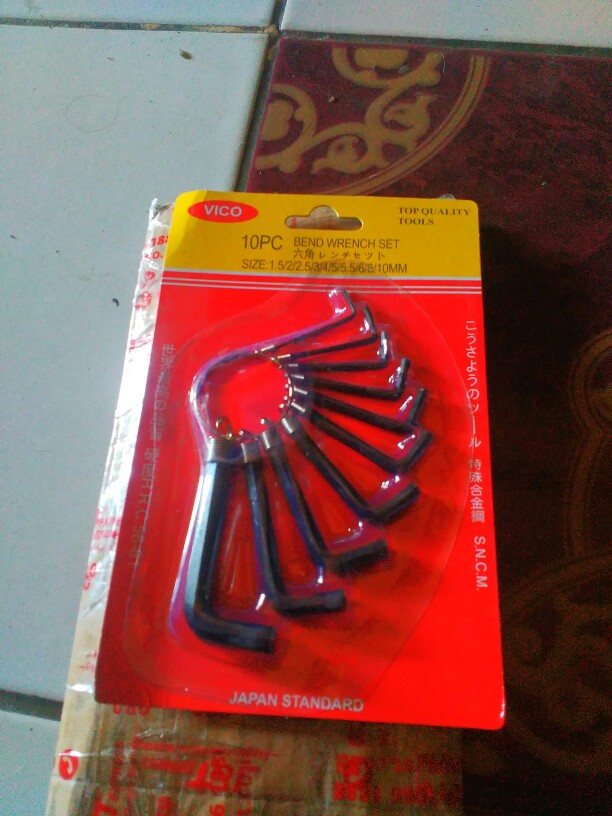 Kunci L Set 10 Pcs-vico